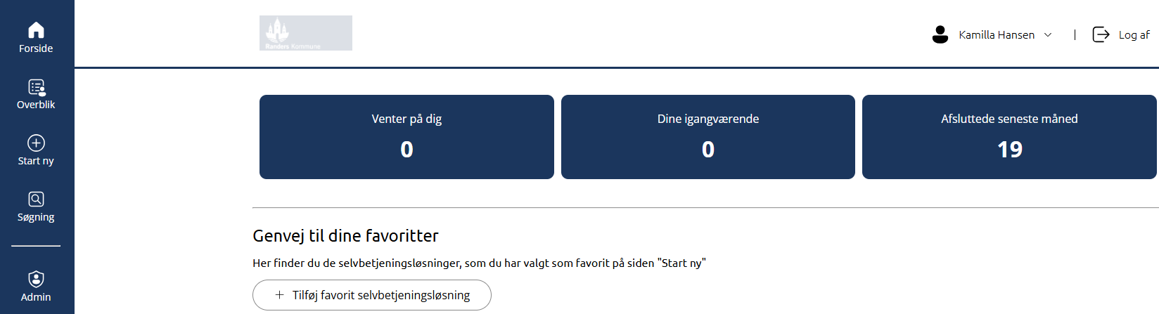 Forsiden i XFlow